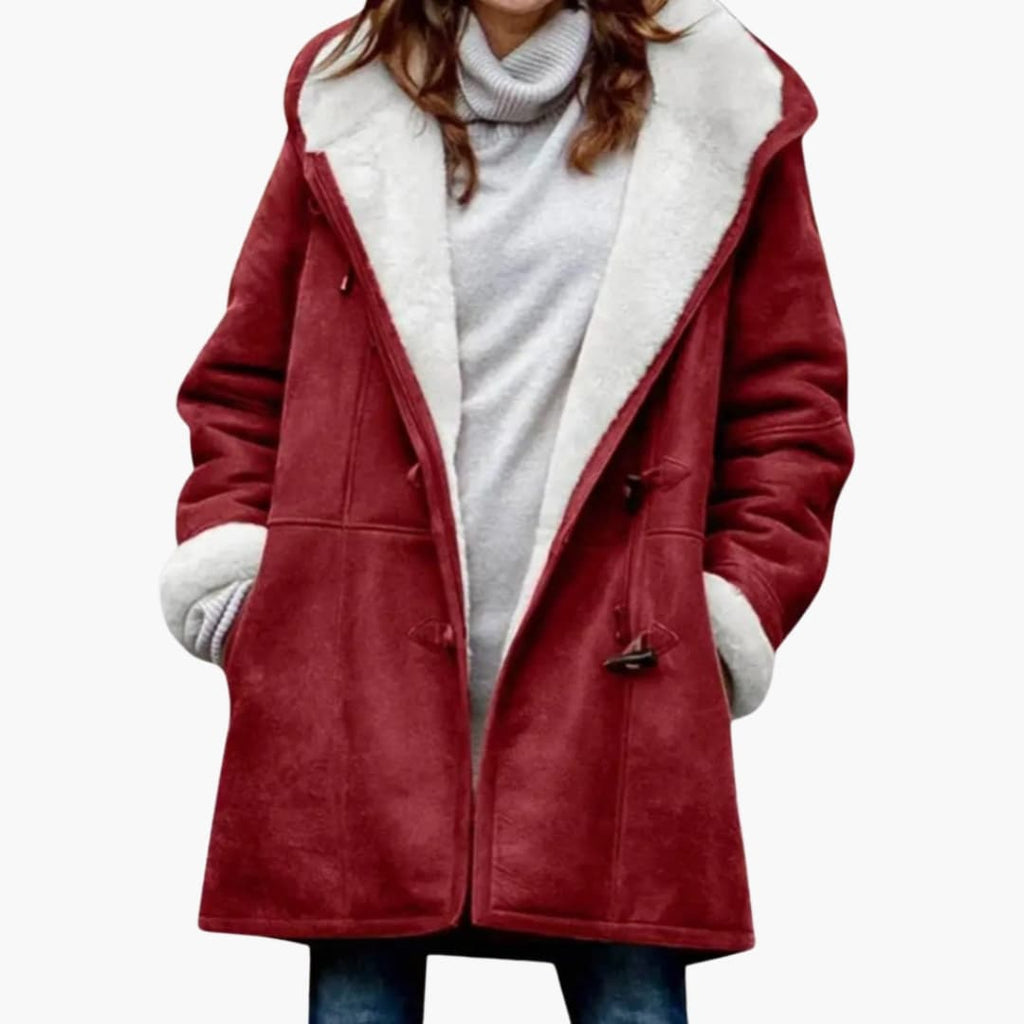 Woolvane - Fleece Lined Wrap Coat For Cold Weather