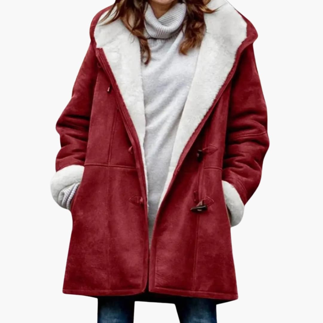 Woolvane - Fleece Lined Wrap Coat For Cold Weather