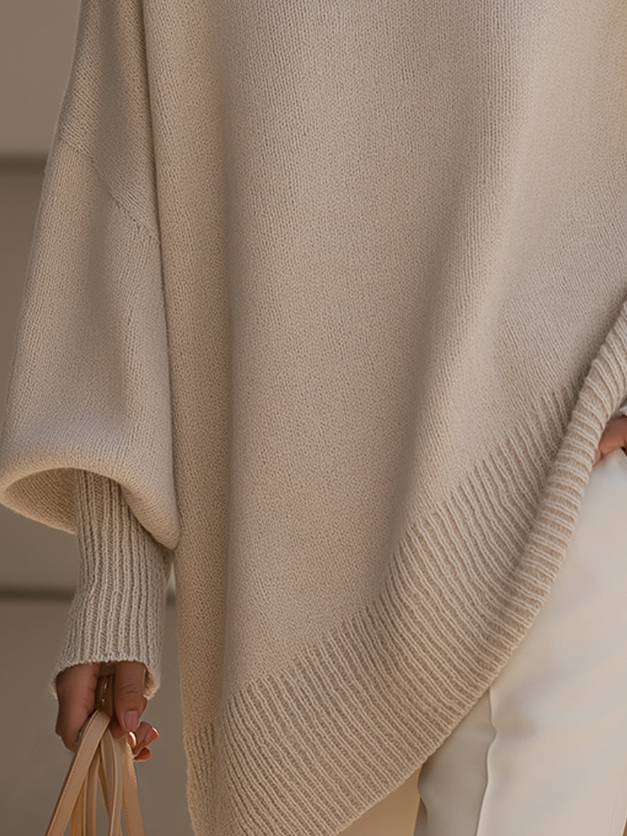 Wovella - Oversized Wool Blend Jumper Cold Weather Layering — view 3 of 10