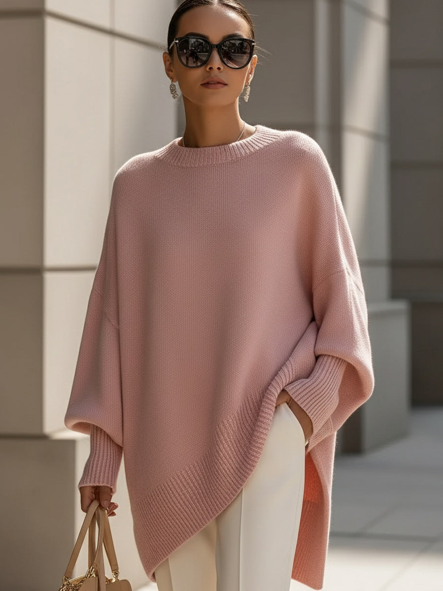 Wovella - Oversized Wool Blend Jumper Cold Weather Layering — view 6 of 10