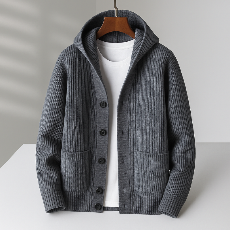 Wrenhaven - Hooded Knit Cardigan Everyday Layering
